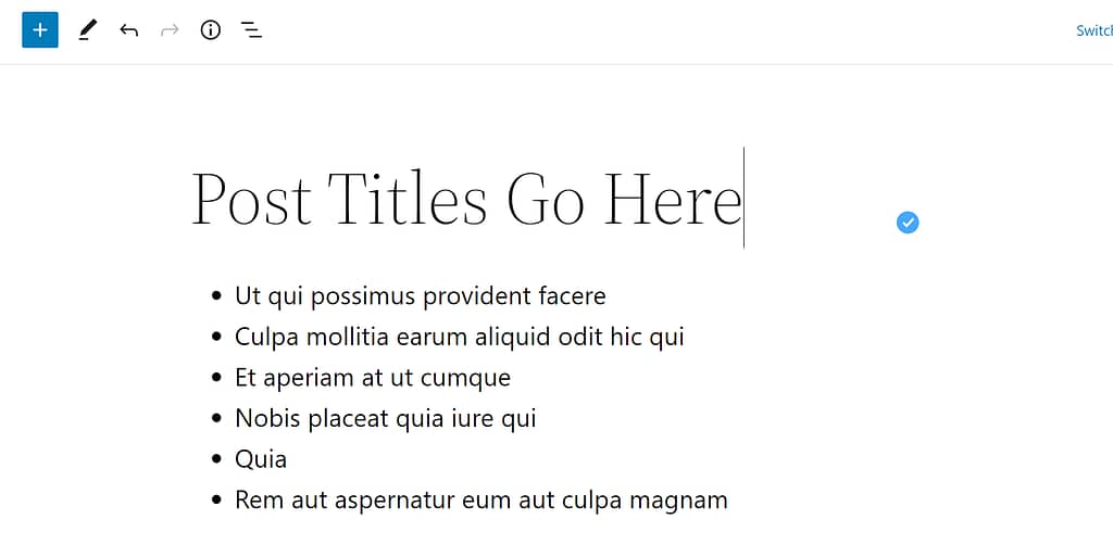 Editing a title tag in WordPress