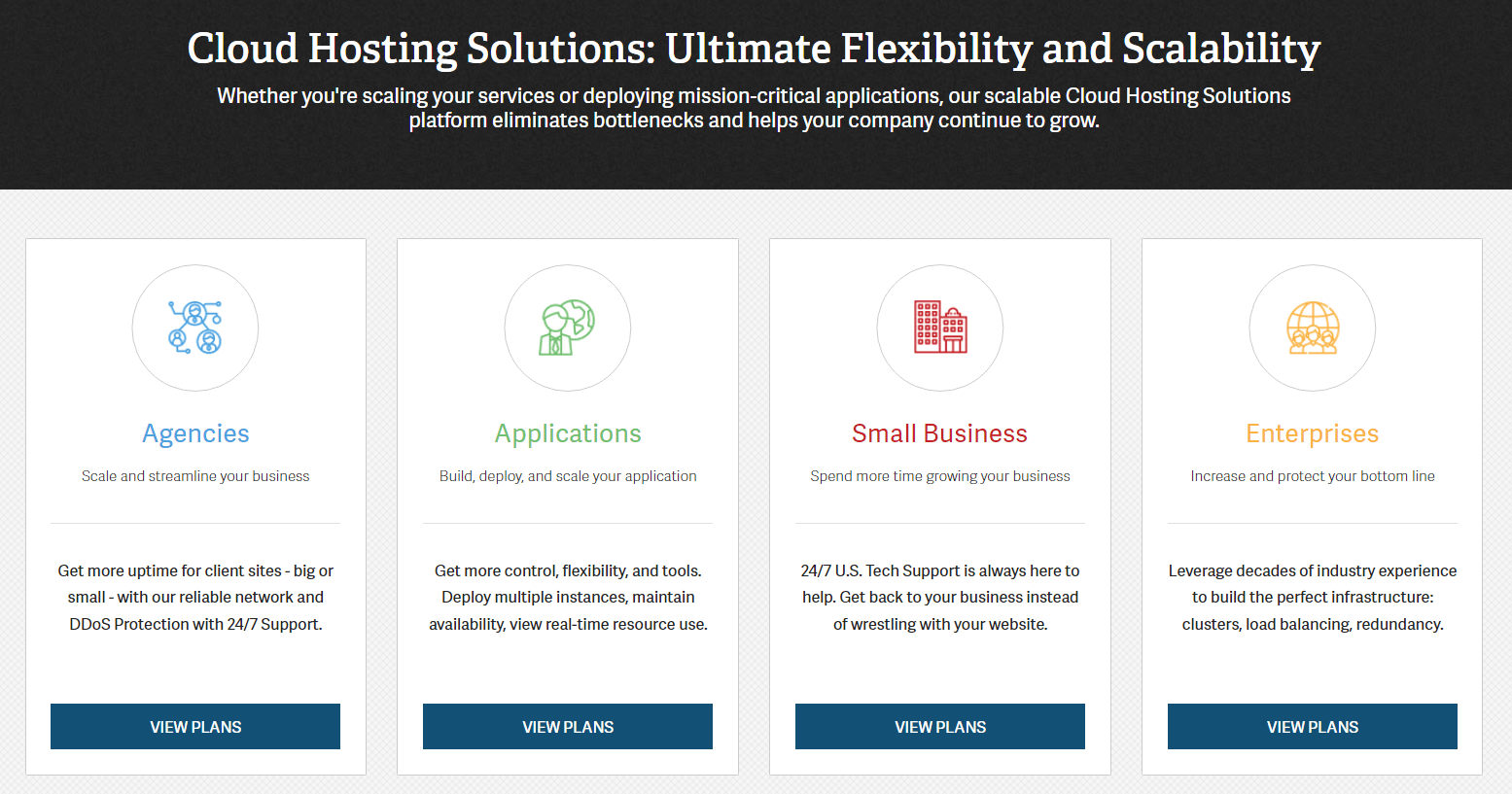 InMotion Hosting homepage